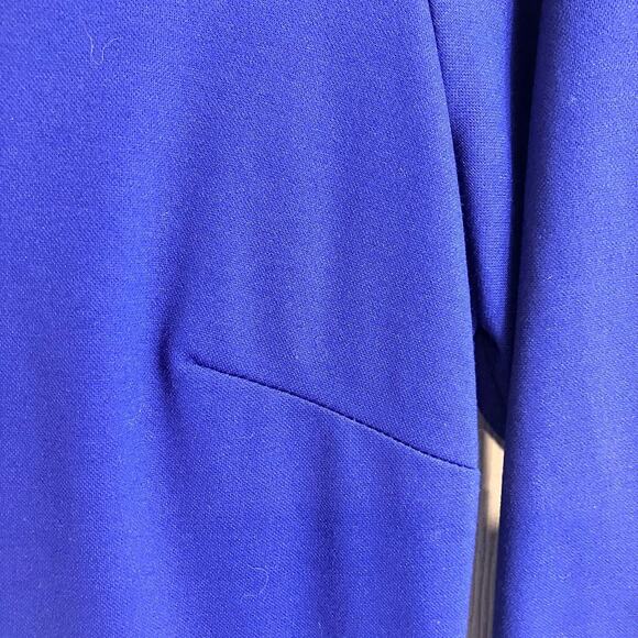 Ellie Kai Holly Stretch 3/4 Sleeved Priscilla Dress Royal Blue Size 2 NWT - Picture 3 of 11